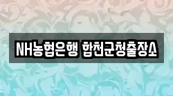 NH농협은행 합천군청출장소
