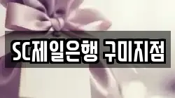 SC제일은행 구미지점