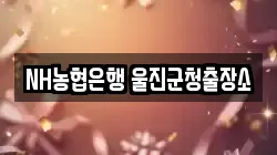 NH농협은행 울진군청출장소