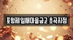 포항제일새마을금고 초곡지점