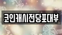 코인캐시전당포대부