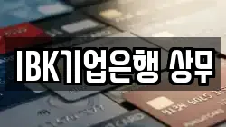 IBK기업은행 상무