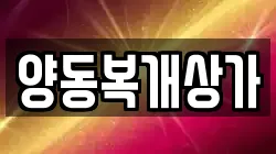 양동복개상가