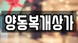 양동복개상가