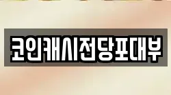 코인캐시전당포대부