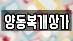 양동복개상가