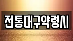 전통대구약령시