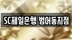 SC제일은행 범어동지점