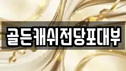 골든캐쉬전당포대부