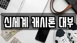 신세계 캐시론 대부