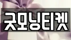 굿모닝티켓