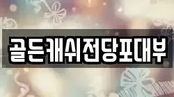 골든캐쉬전당포대부