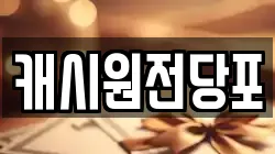 캐시원전당포