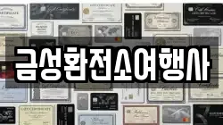 금성환전소여행사