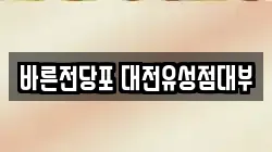 바른전당포 대전유성점대부