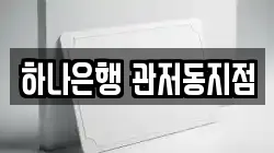 하나은행 관저동지점