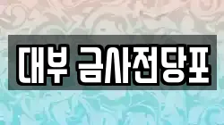 대부 금사전당포