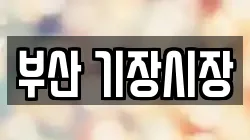 부산 기장시장