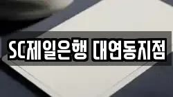 SC제일은행 대연동지점