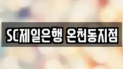 SC제일은행 온천동지점