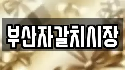 부산자갈치시장