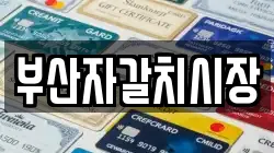 부산자갈치시장