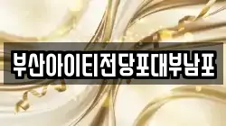 부산아이티전당포대부남포
