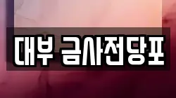 대부 금사전당포