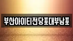 부산아이티전당포대부남포