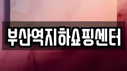 부산역지하쇼핑센터