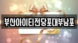 부산아이티전당포대부남포