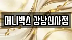 머니박스 강남신사점
