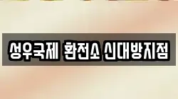 성우국제 환전소 신대방지점
