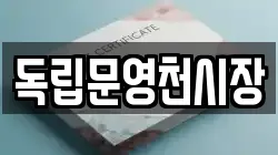 독립문영천시장