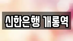 신한은행 개롱역