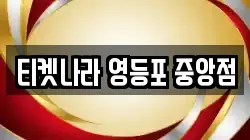 티켓나라 영등포 중앙점
