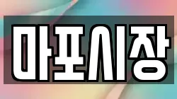 마포시장