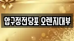 압구정전당포 오렌지대부