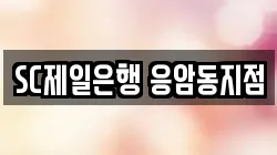 SC제일은행 응암동지점