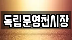 독립문영천시장