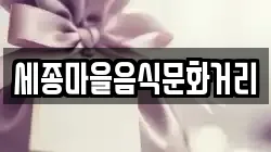 세종마을음식문화거리