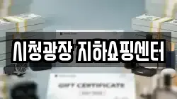 시청광장 지하쇼핑센터