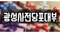 광성사전당포대부