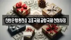 신한은행환전소 김포국제공항국제선청사점