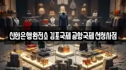 신한은행환전소 김포국제공항국제선청사점