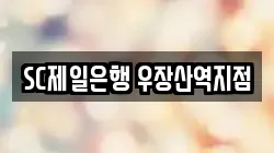 SC제일은행 우장산역지점