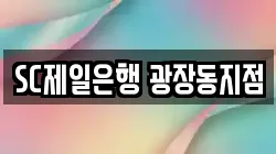 SC제일은행 광장동지점