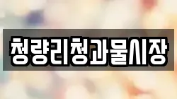 청량리청과물시장