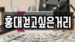 홍대걷고싶은거리