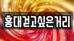 홍대걷고싶은거리